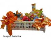 Cesta de Natal (Caixa de Palha)